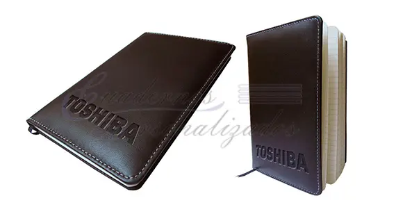 LIBRETA PIEL CHOCOLATE